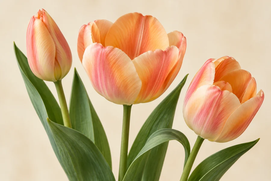 Иллюстрация тюльпана Apricot Beauty