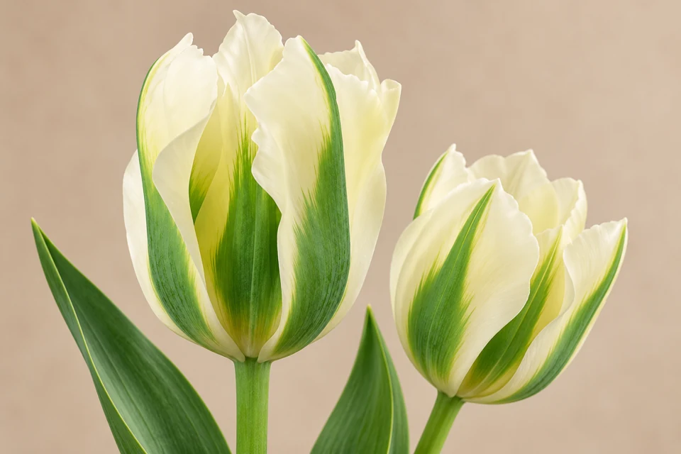 Иллюстрация тюльпана Spring Green